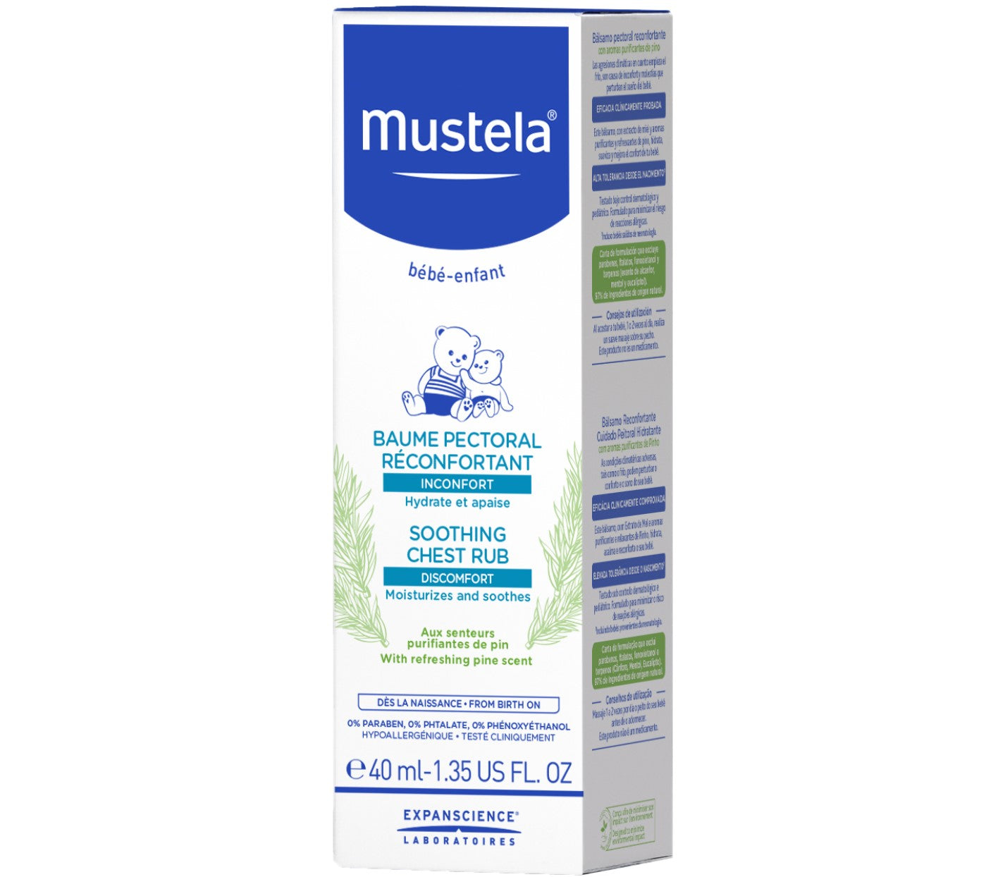 Mustela - Soothing Chest Rub 40ml