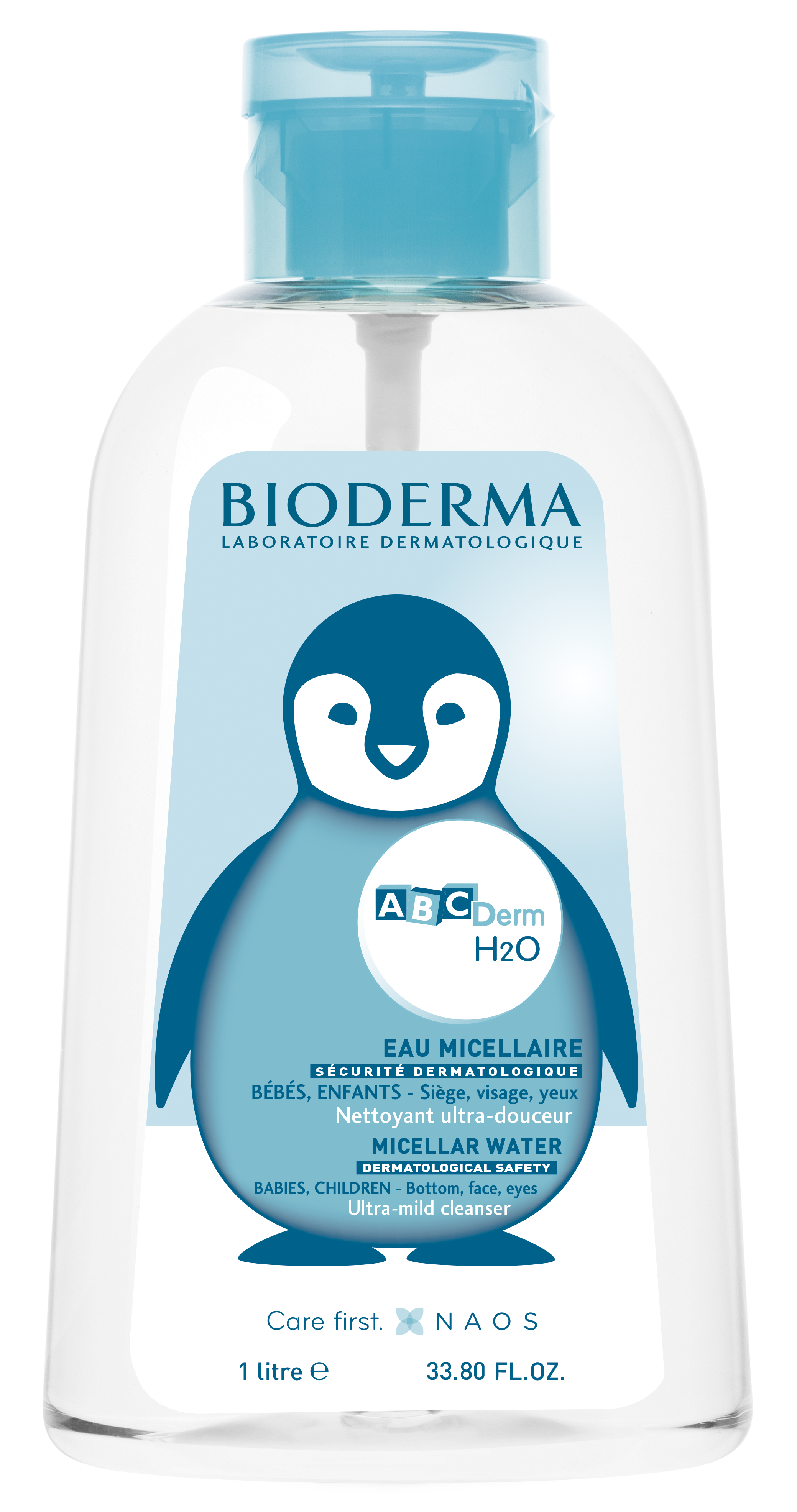 Bioderma ABCDerm H20 Micelle Solution for Sensitive Skin 1L