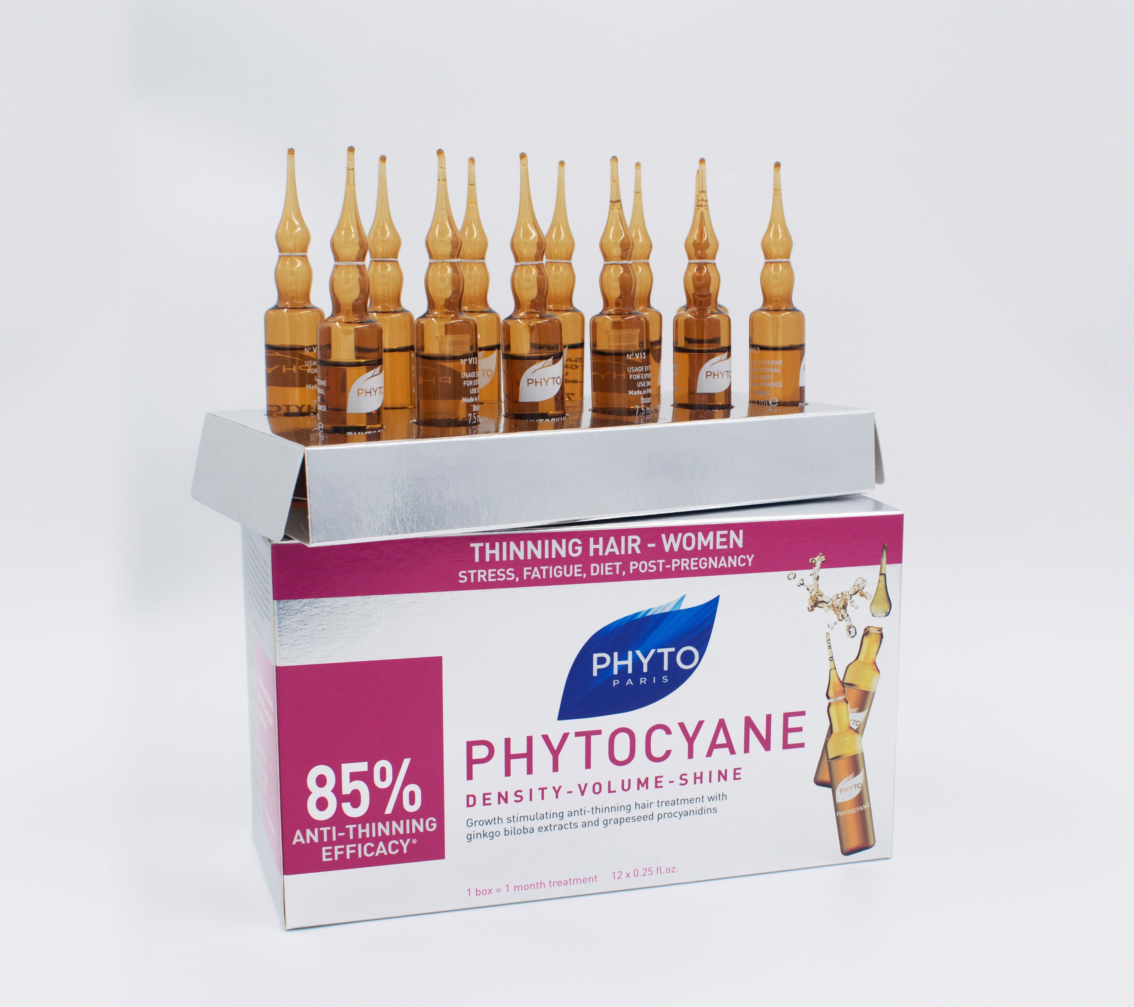 Phyto - Phytocyane Treatment Thinning Hair-Women 12 x 7.5ml