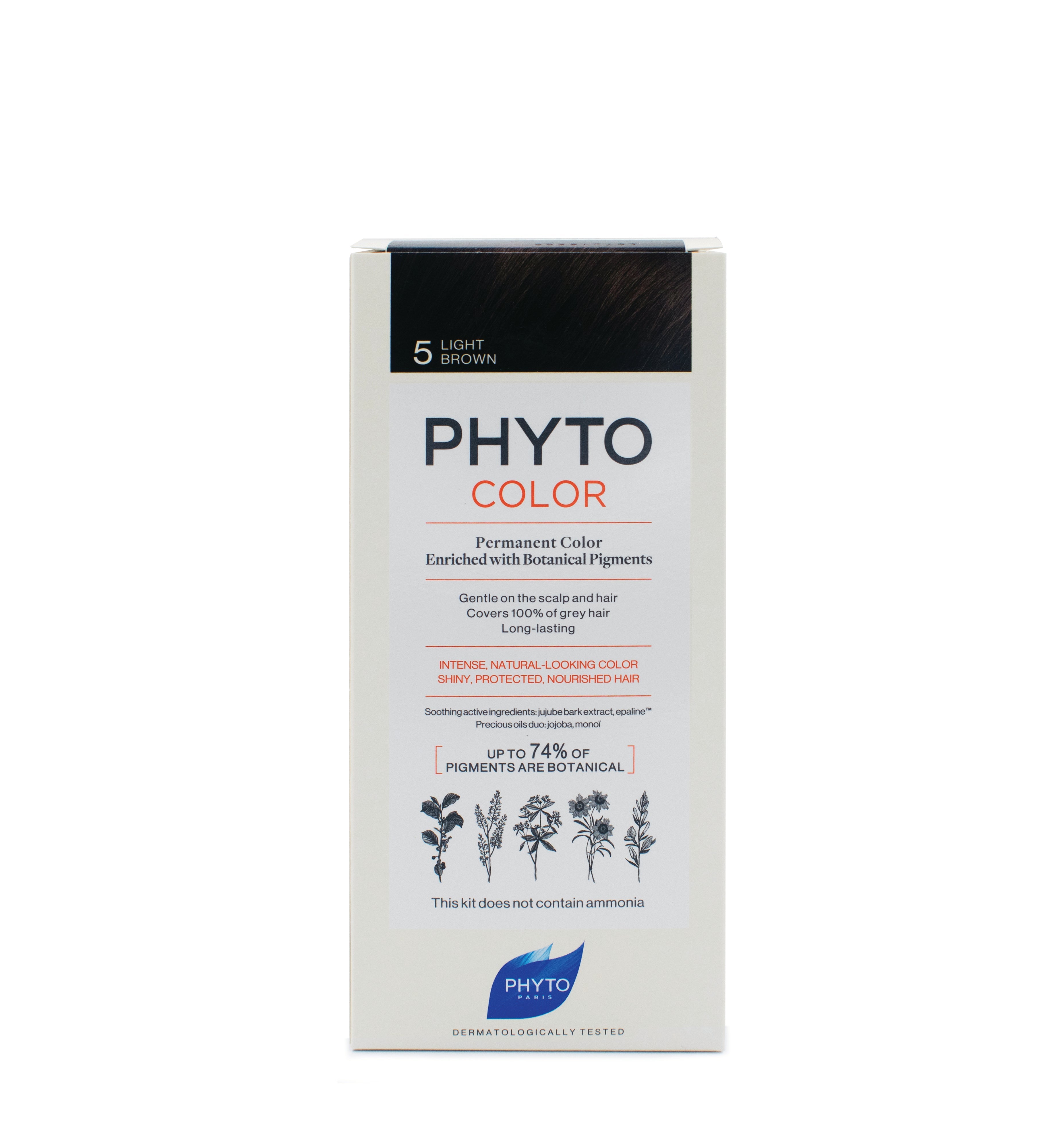 Phyto - Phytocolor 5 Light Brown Permanent Coloring