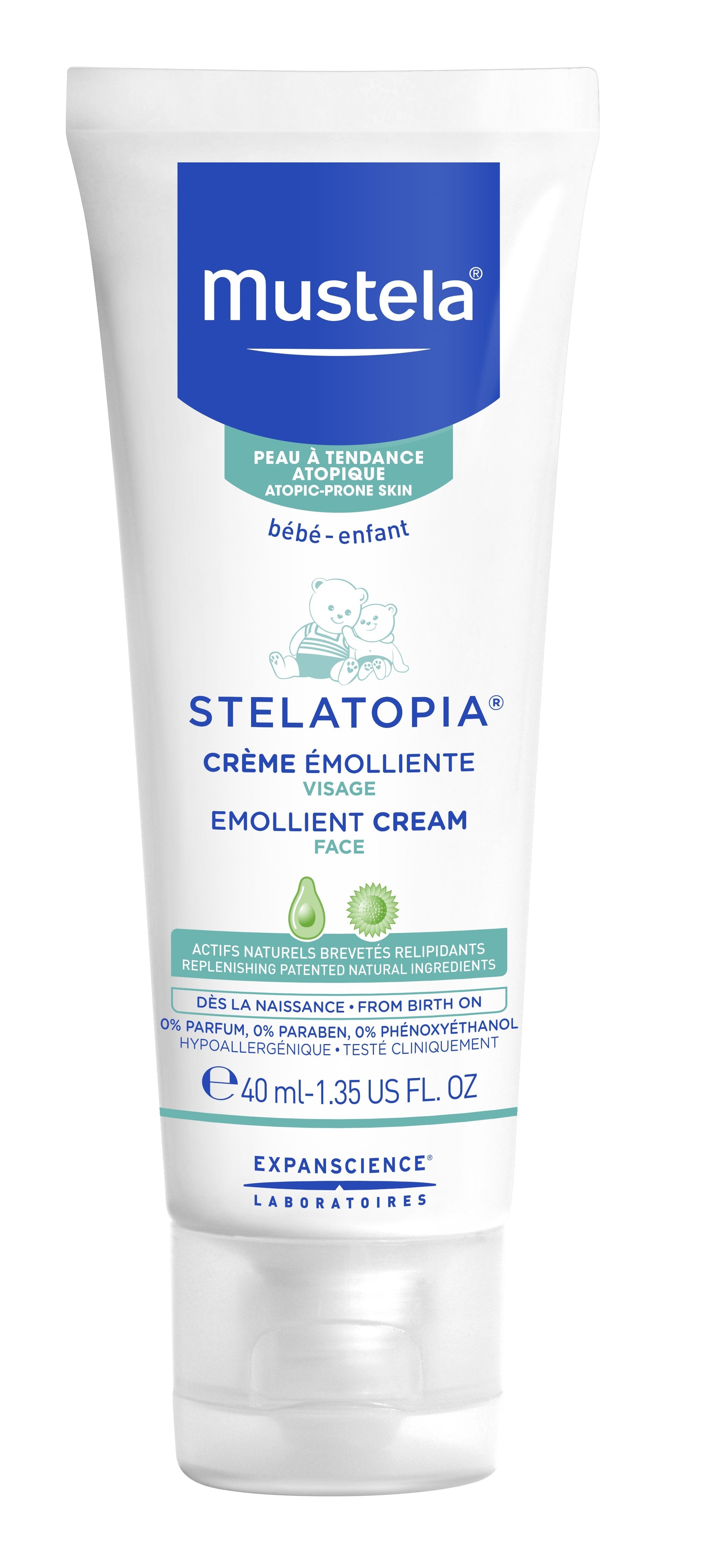 Mustela - Stelatopia Emollient Cream Face 40ml