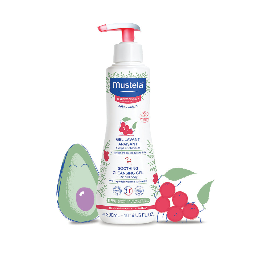 Mustela - Soothing Cleansing Gel Hair and Body 300ml