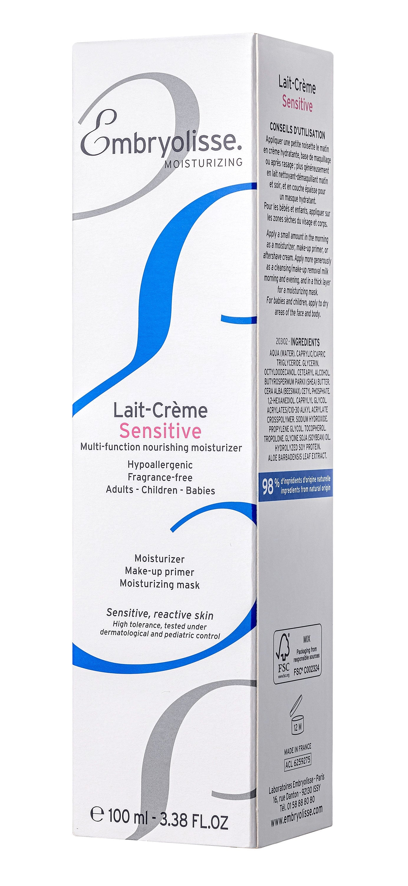 LAIT CREME SENSITIVE
