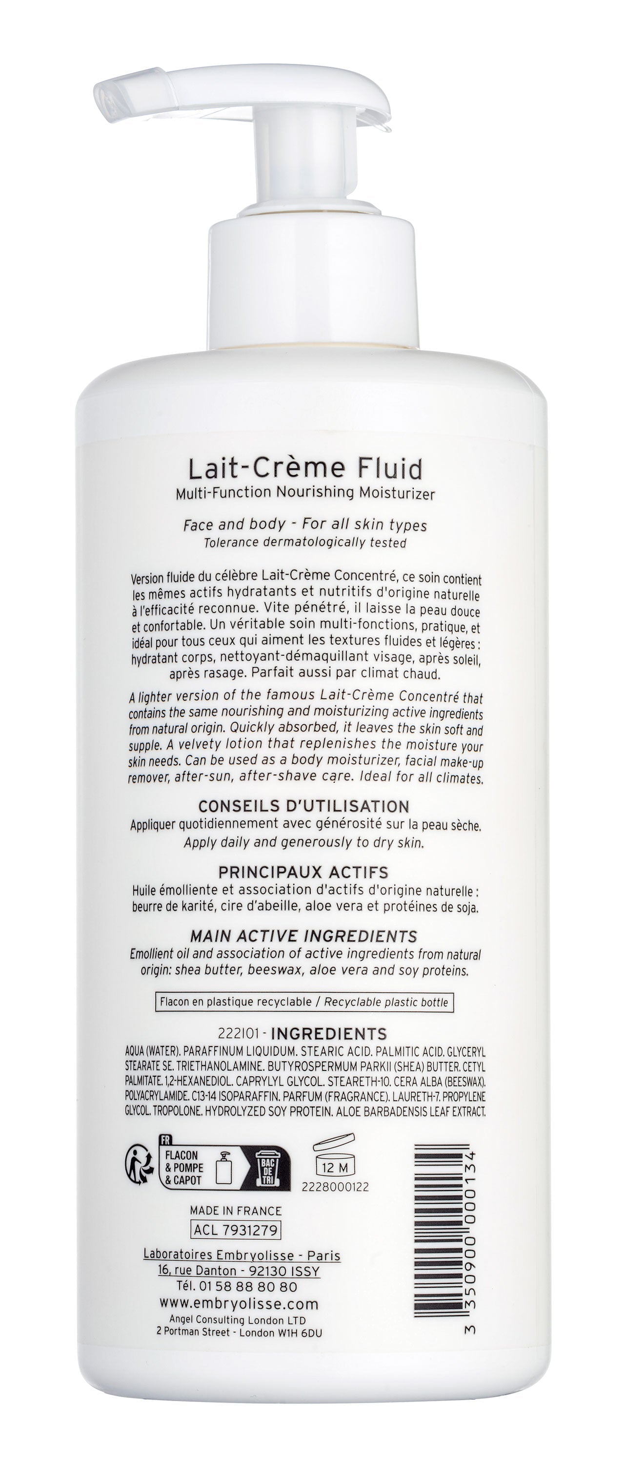 LAIT CREME FLUID