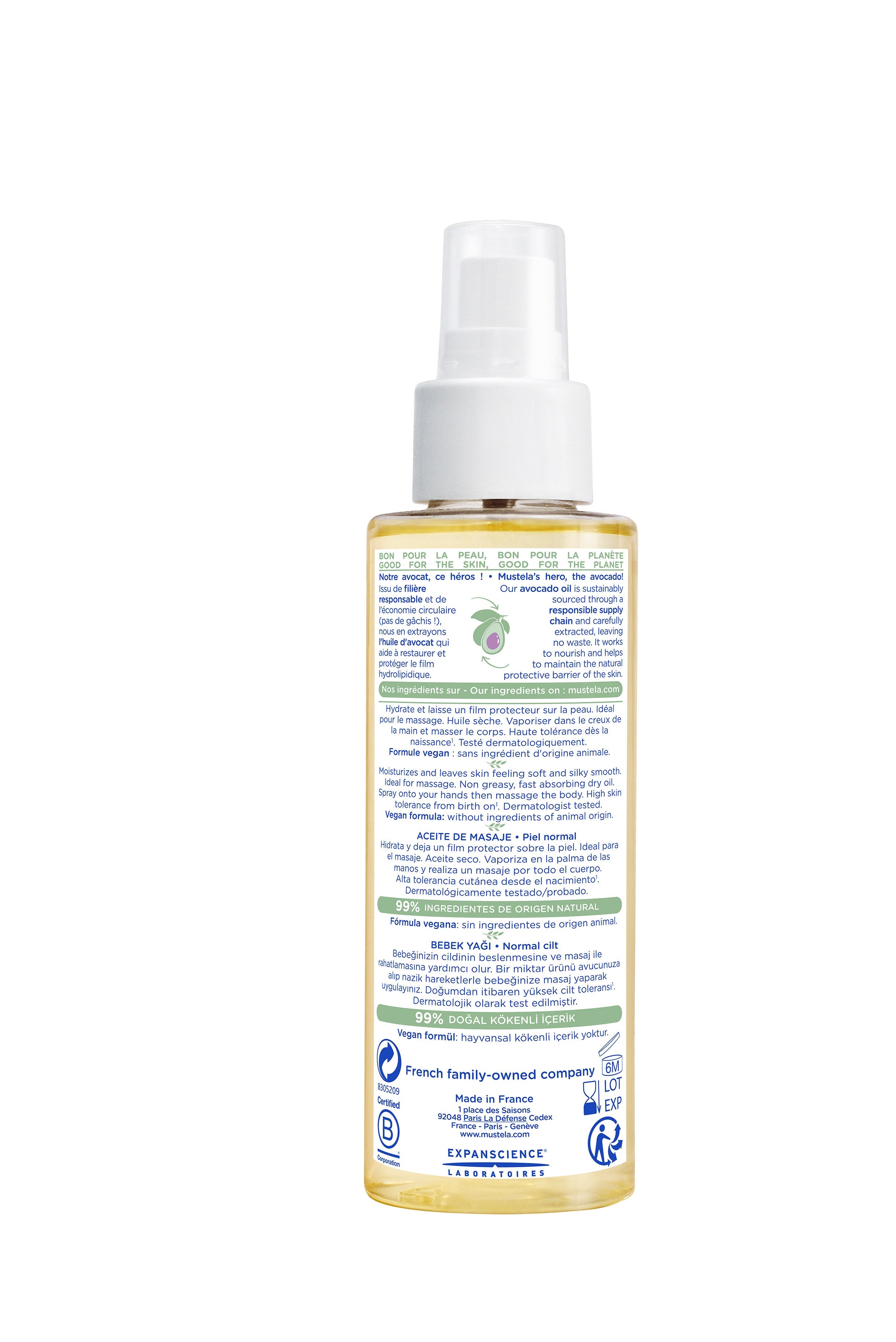 Mustela - Baby Massage Oil 100ml