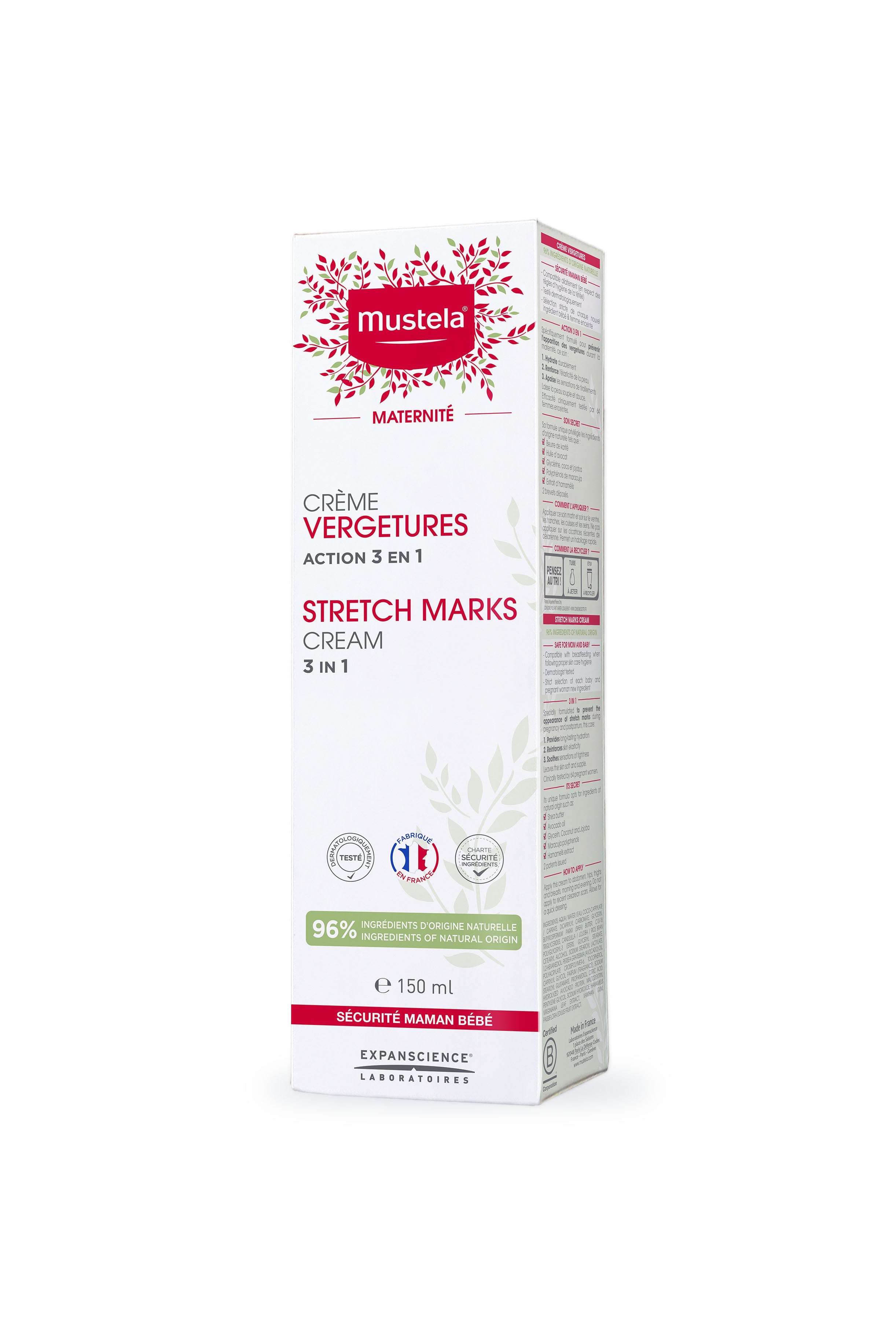 Mustela - Stretch Marks Cream 3 in 1 150ml
