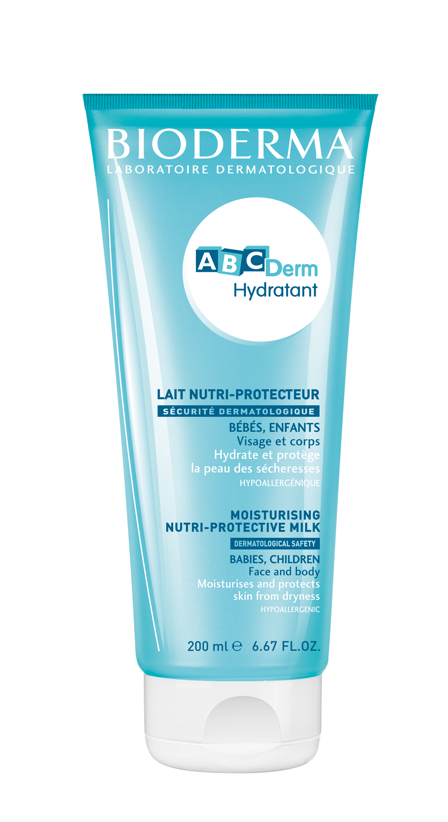 Bioderma ABCDerm Hydratant Moisturising Milk for Babies & Children 200ml