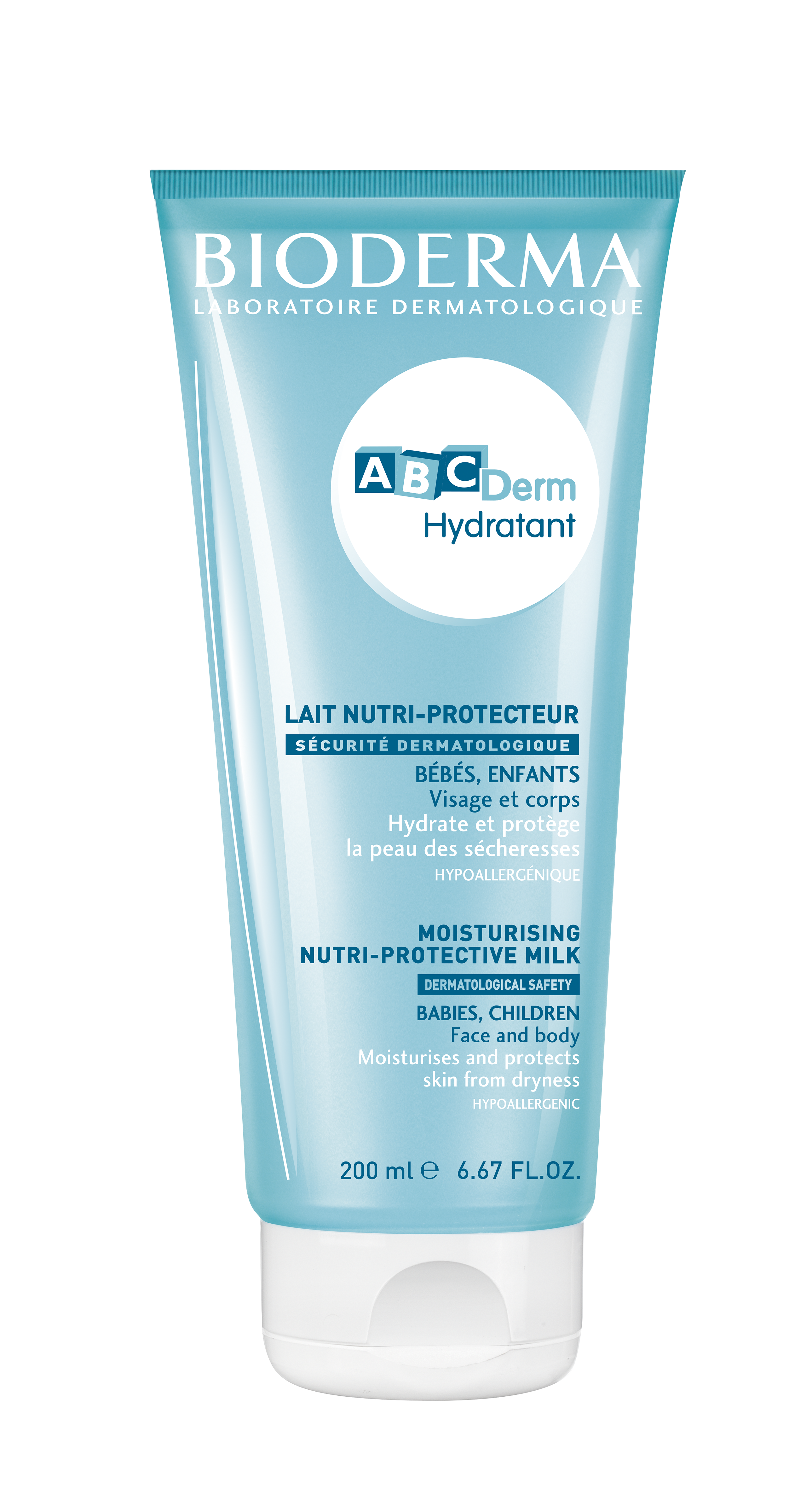 Bioderma ABCDerm Hydratant Moisturising Milk for Babies & Children 200ml