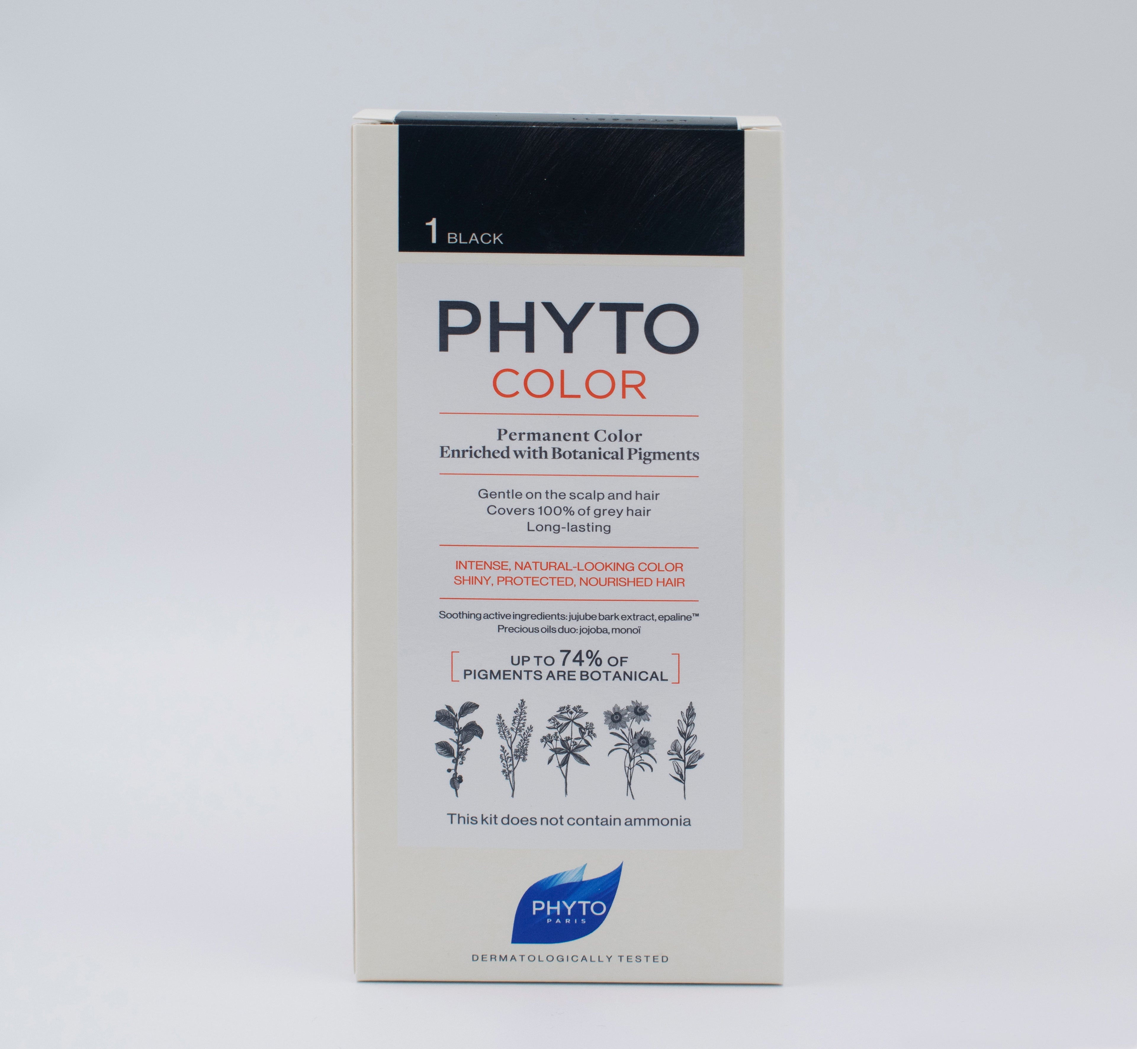 Phyto - Phytocolor 1 Black Permanent Coloring