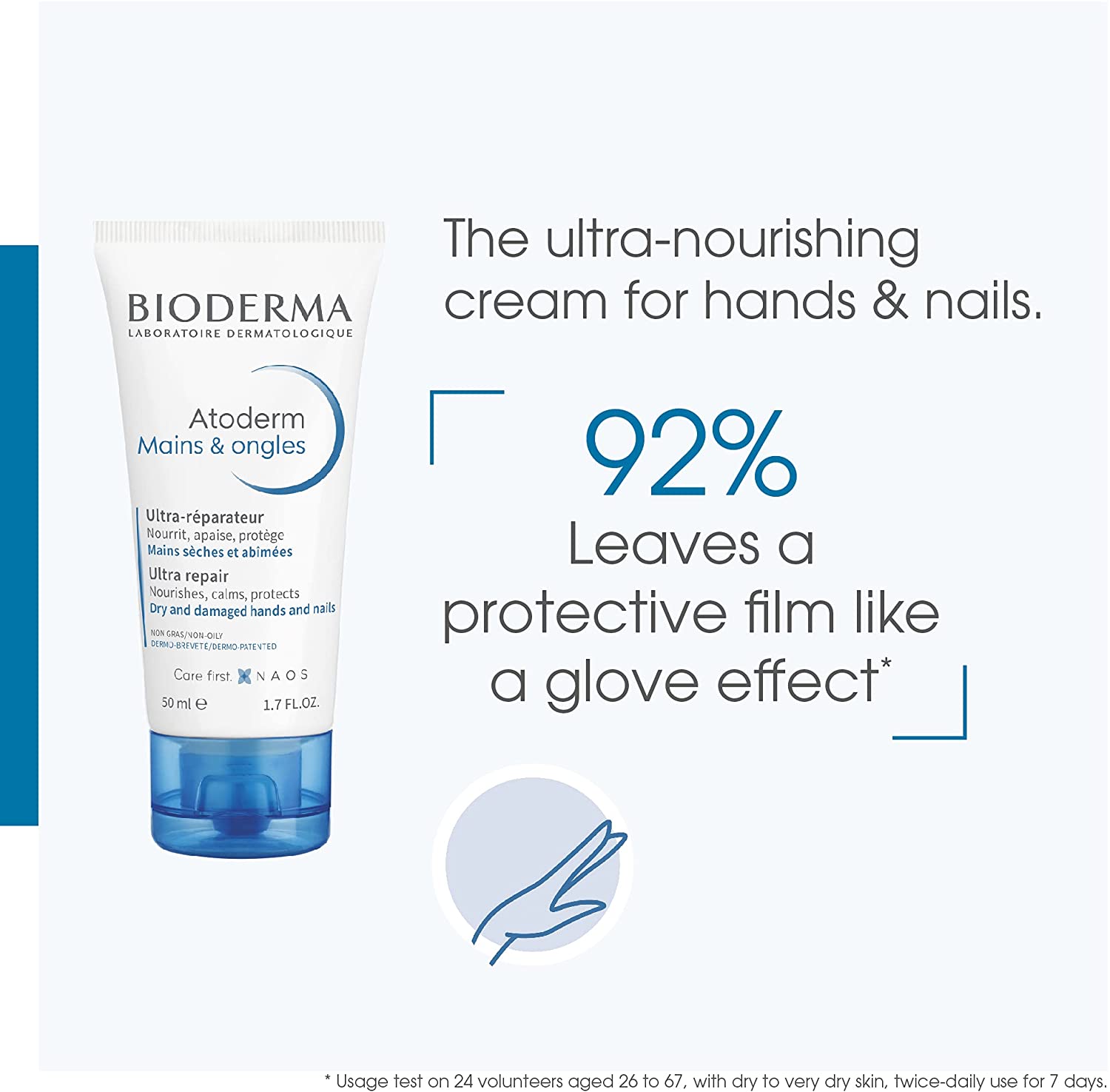 Bioderma Atoderm Hand Cream Ultra-Repairing for Hands & Nails 50ml