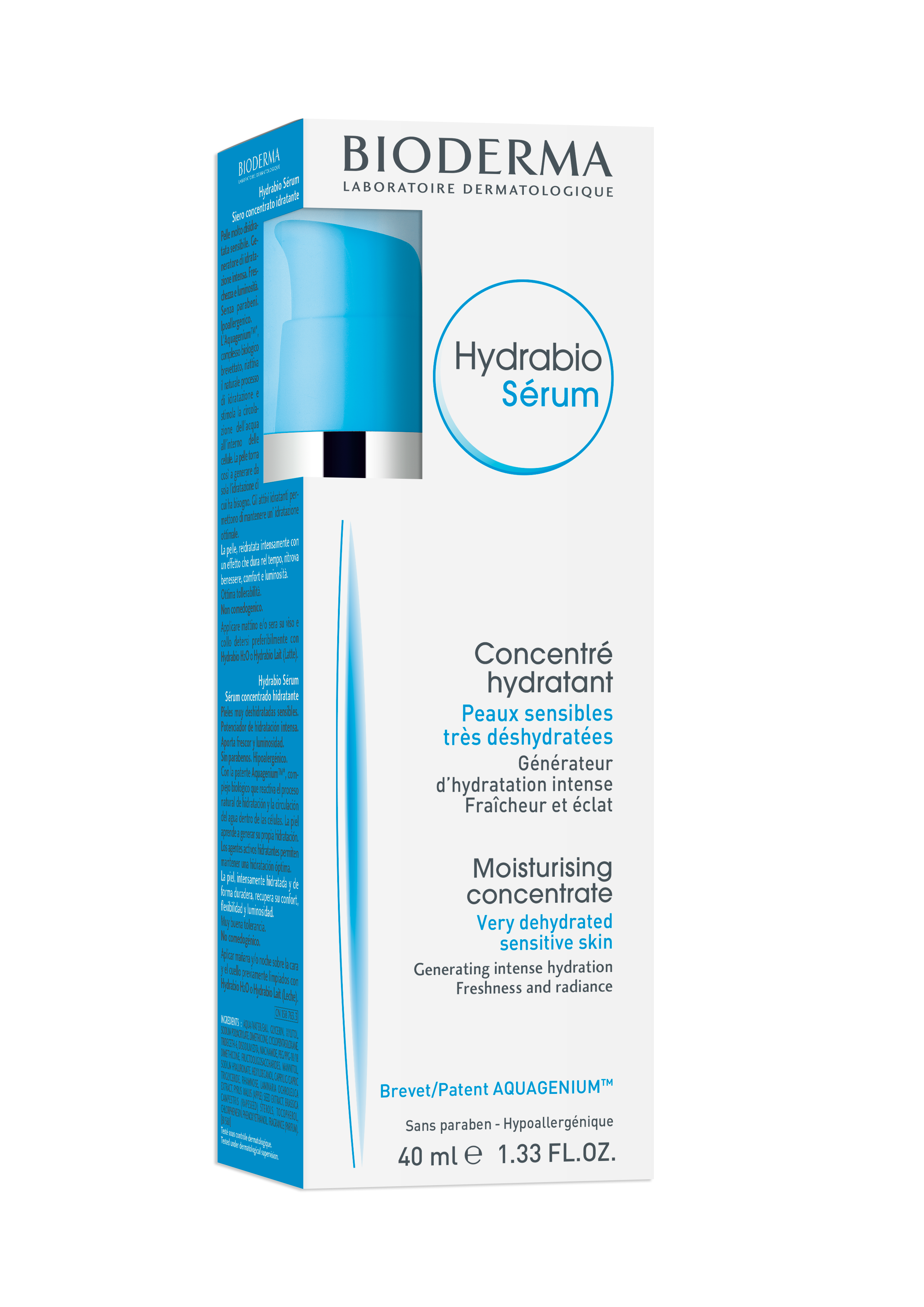 Bioderma Hydrabio Serum Concentrate for Dehydrated Sensitive Skin 40ml