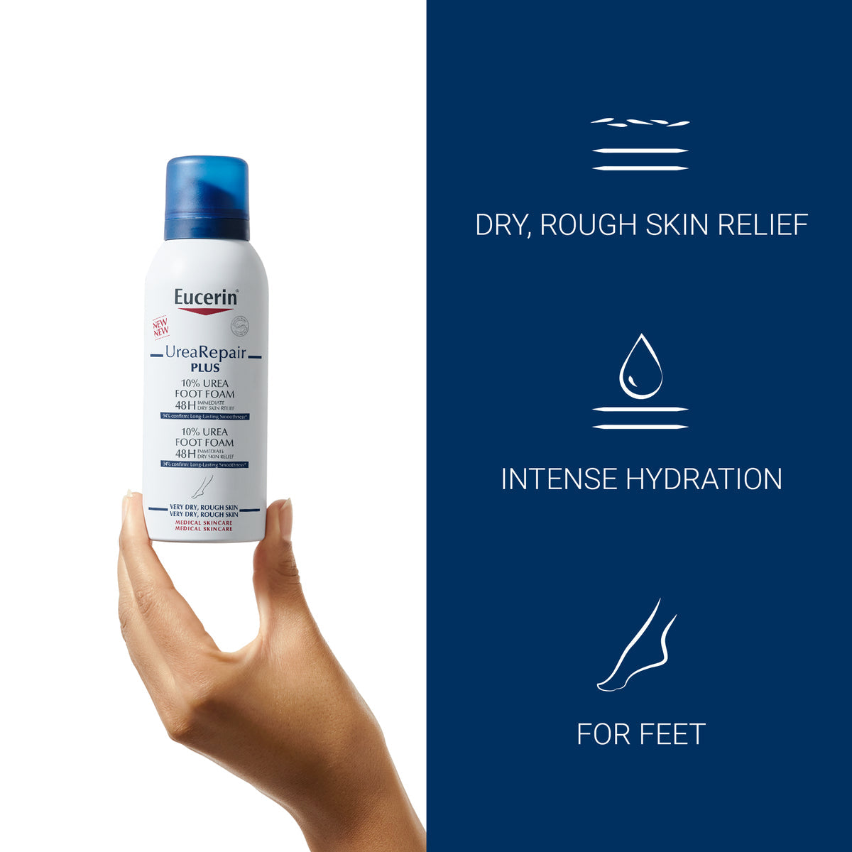 Eucerin Urea Reparr Plus 10% Urea Foot Foam