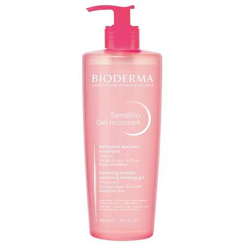 Bioderma Sensibio Gel Moussant Cleanser for Sensitive Skin 500ml