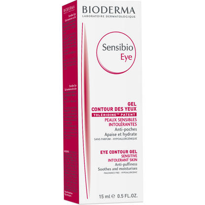 Bioderma Sensibio Eye Contour Gel for Sensitive Intolerant Skin 15ml
