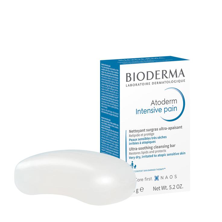 Bioderma Atoderm Intensive Pain Cleansing Bar Soap for Very Dry Skin, 150g