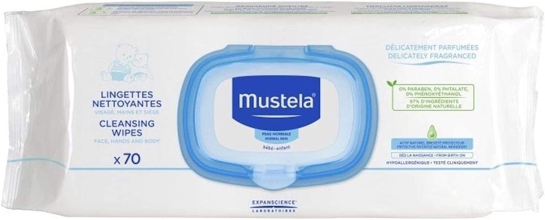 Mustela - Cleansing Wipes x70