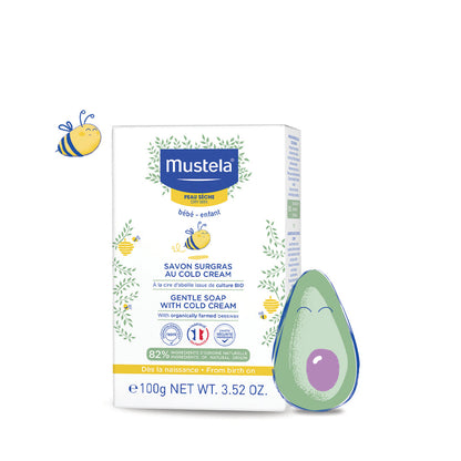 Mustela - Gentle Soap with Cold Cream Face and Body 100g