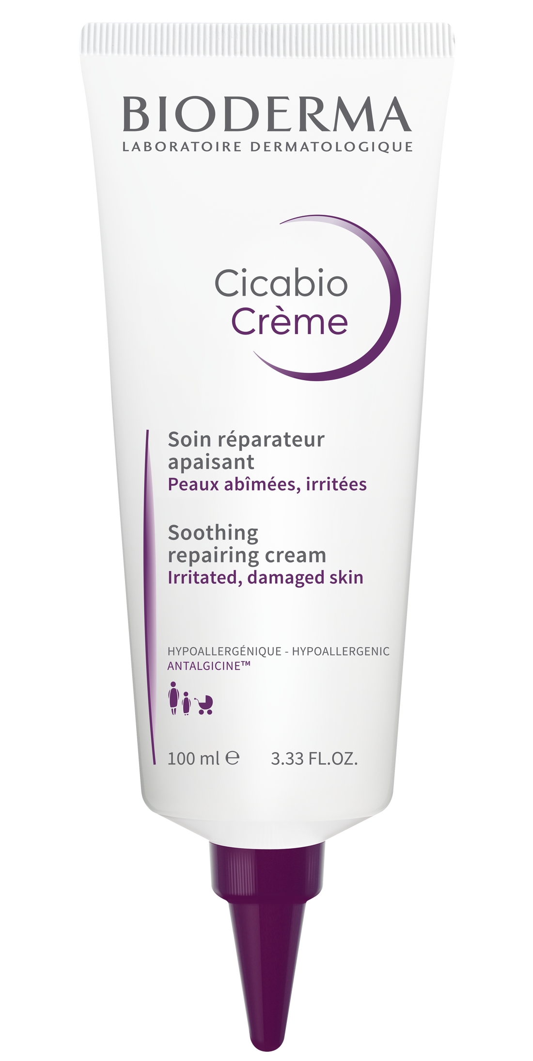 Bioderma Cicabio Cream Repairing for Irritated, Damaged Skin 100ml