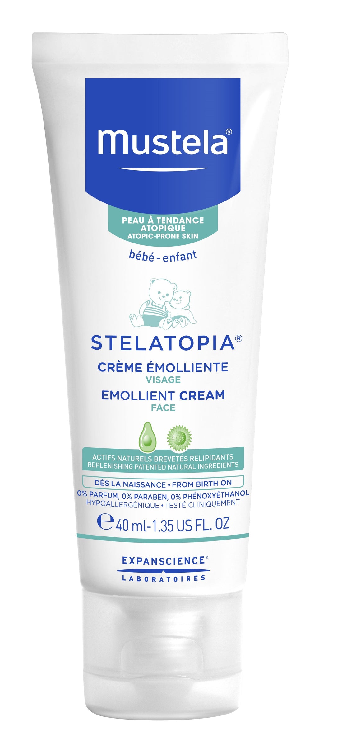Mustela - Stelatopia Emollient Cream Face 40ml
