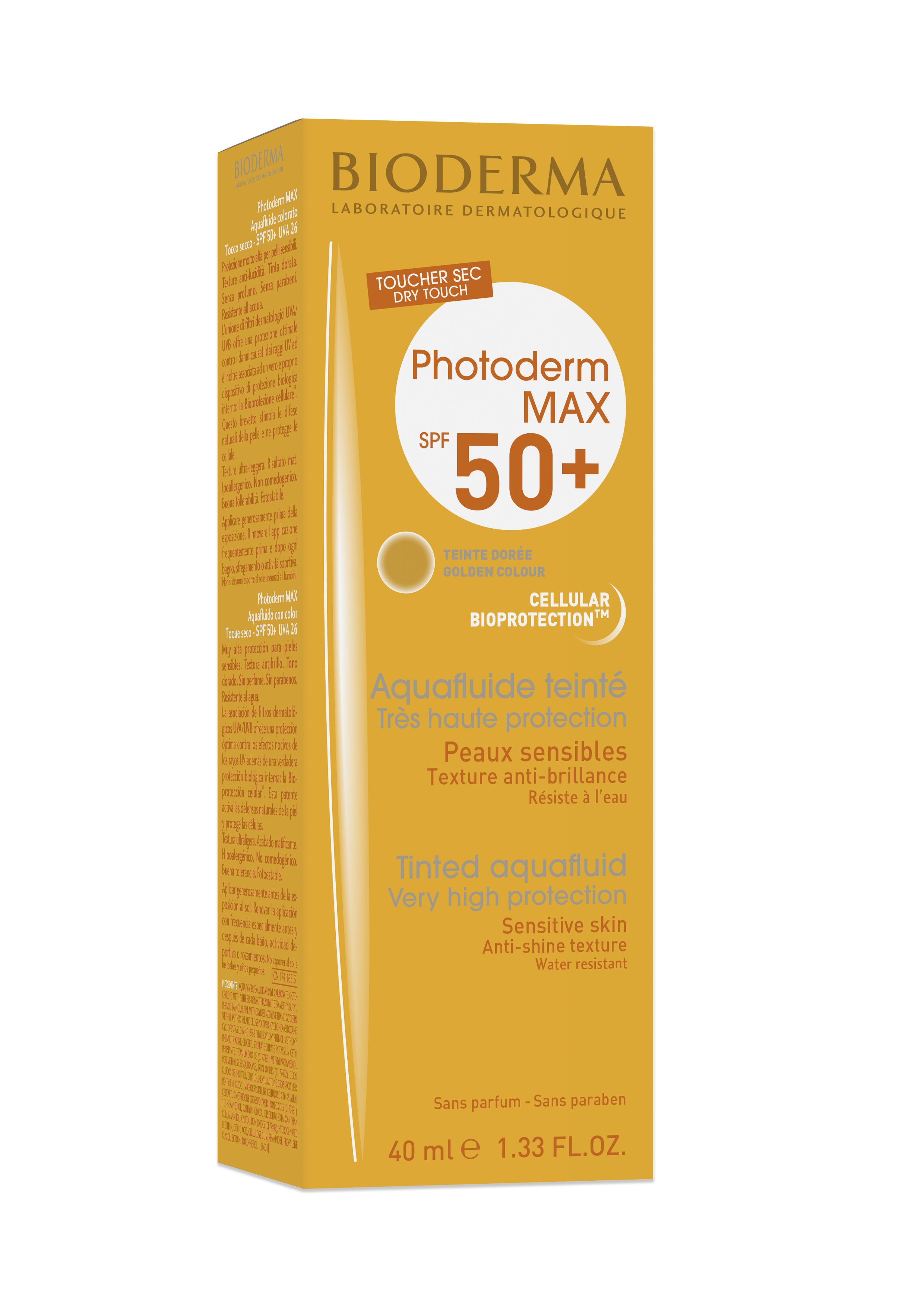 Bioderma Photoderm MAX Aquafluide Dark SPF50+ for All Skin Types 40ml