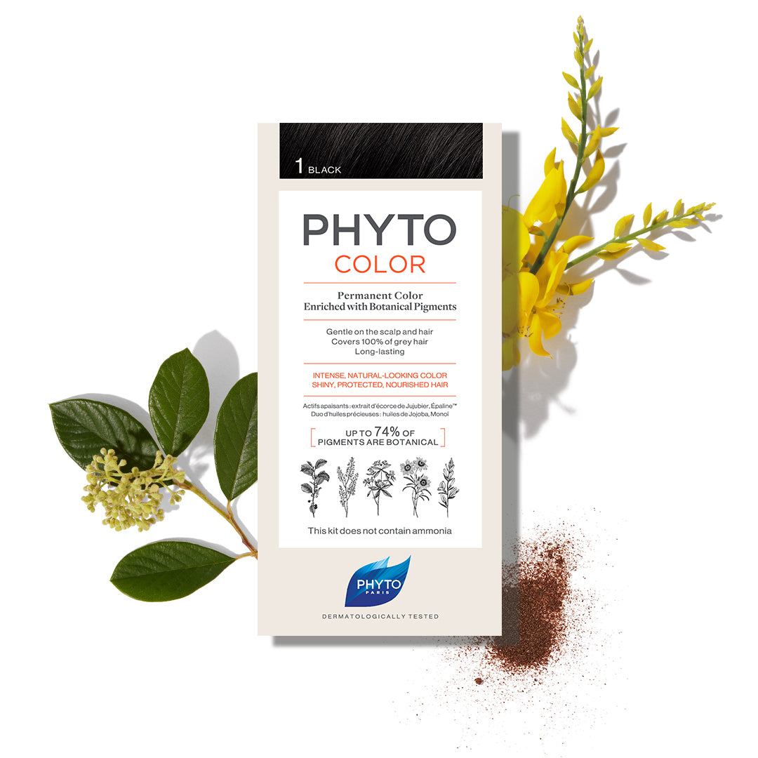 Phyto - Phytocolor 1 Black Permanent Coloring