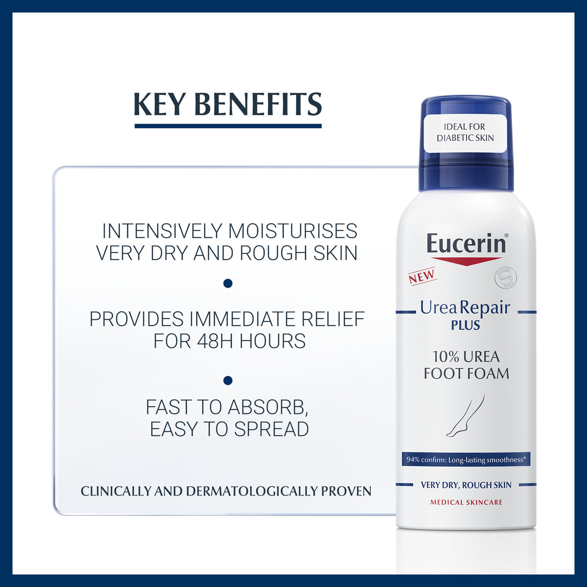 Eucerin Urea Reparr Plus 10% Urea Foot Foam