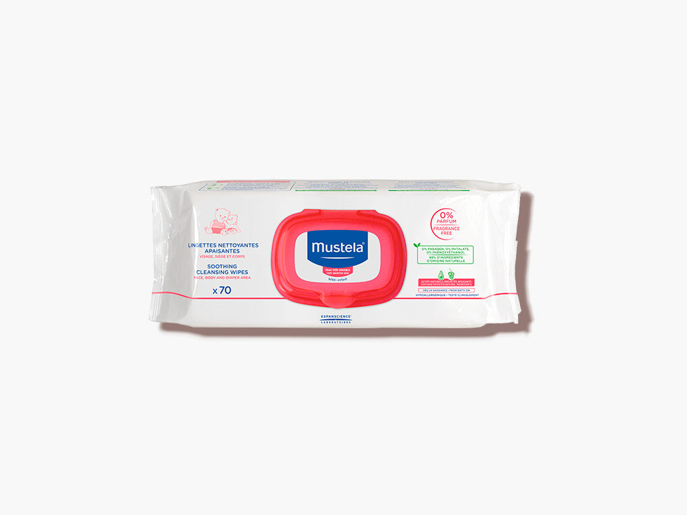 Mustela - Soothing Cleansing Wipes x70