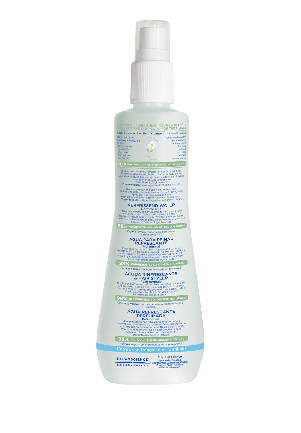 Mustela - Skin Freshener Hair and Body 200ml