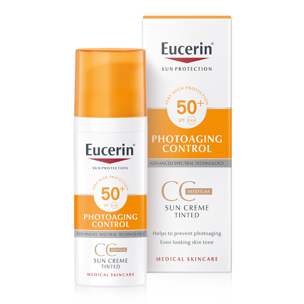 Eucerin Sun Cream Tinted CC Medium SPF50+ 50ml