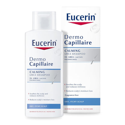 Eucerin DermoCapillaire Dry &amp; Itchy Scalp 5% Urea Shampoo 250ml