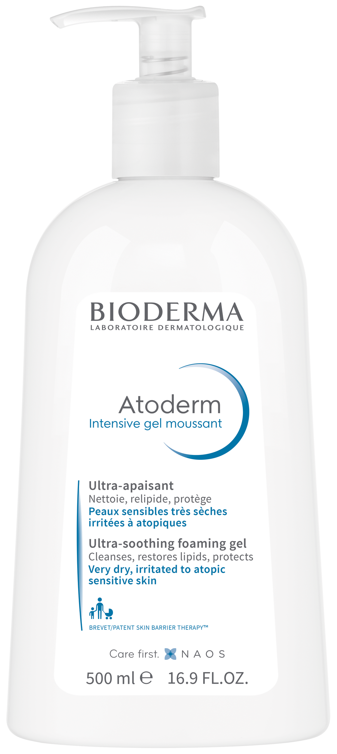 Bioderma Atoderm Intensive Foaming Gel for Face &amp; Body 500ml