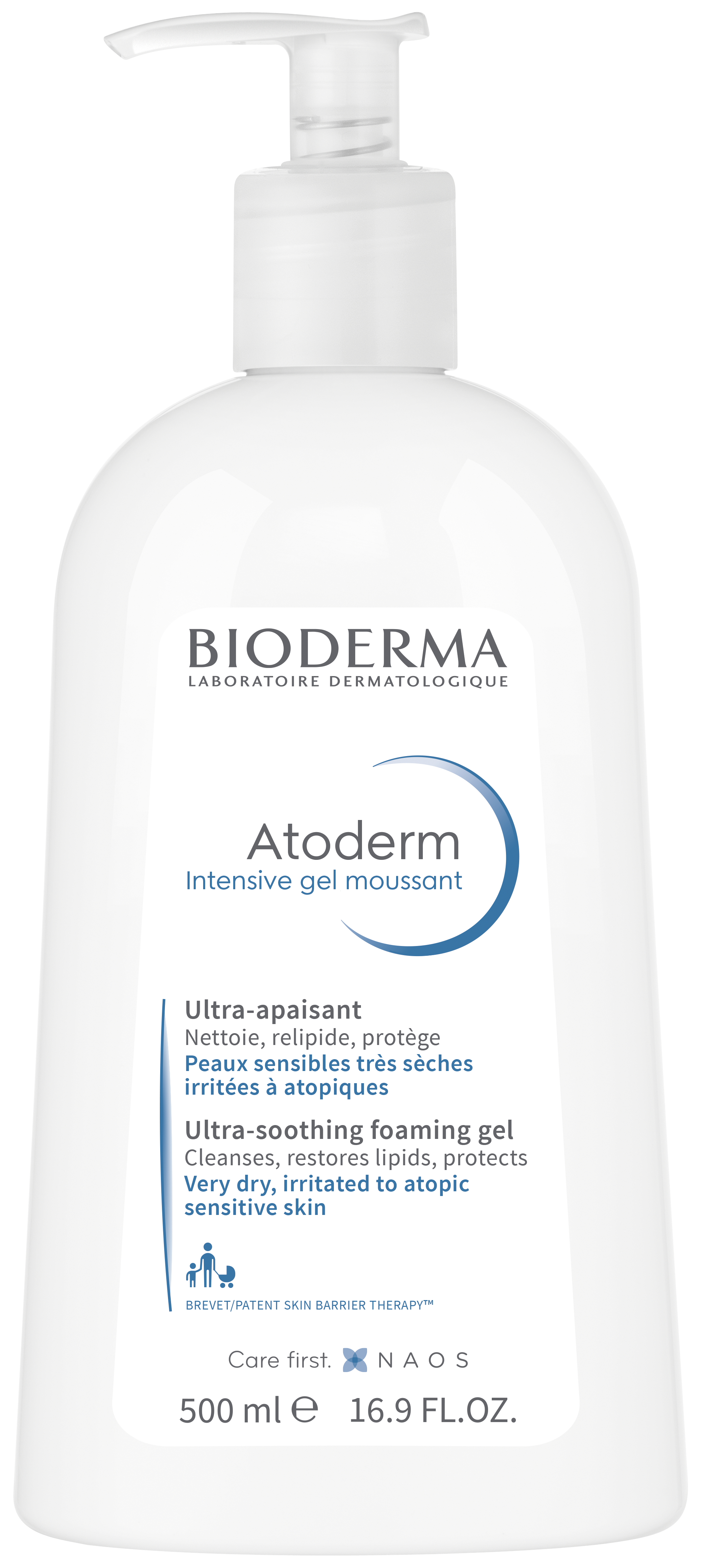 Bioderma Atoderm Intensive Foaming Gel for Face &amp; Body 500ml