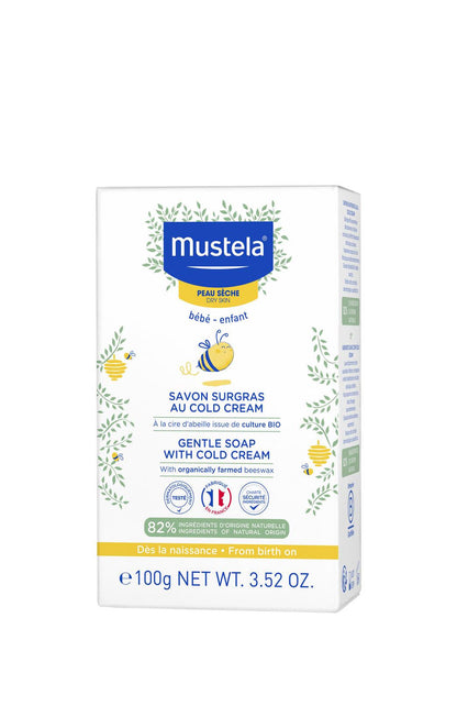 Mustela - Gentle Soap with Cold Cream Face and Body 100g