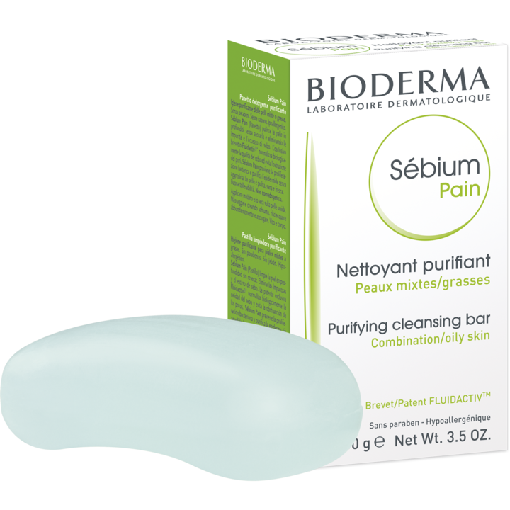Bioderma Sebium Pain Purifying Cleansing Bar for Combination/Oily Skin