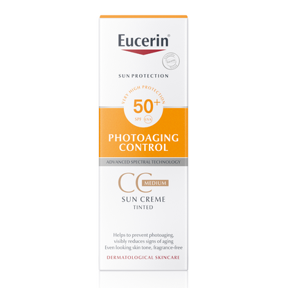 Eucerin Sun Cream Tinted CC Medium SPF50+ 50ml