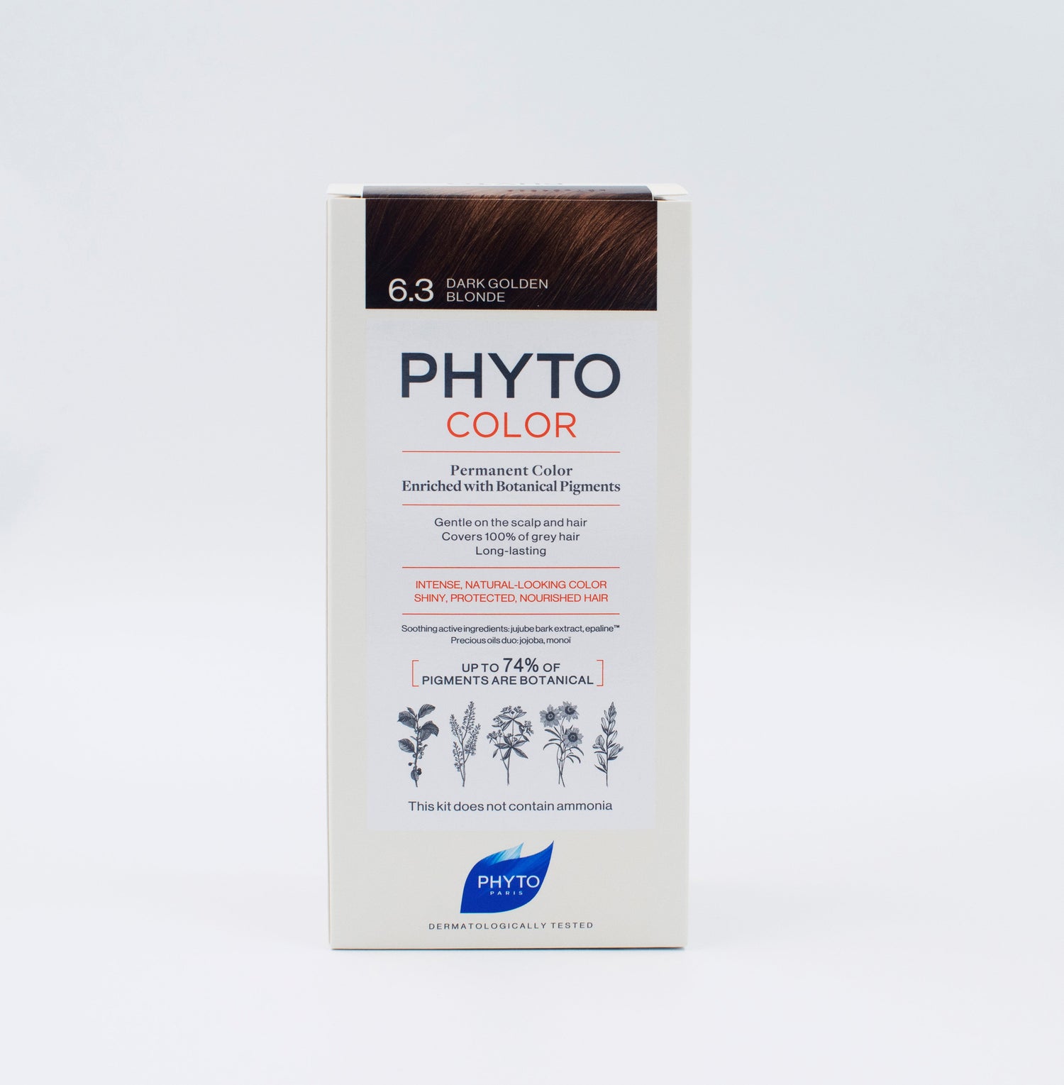 Phyto - Phytocolor 6.3 Dark Golden Blonde Permanent Coloring