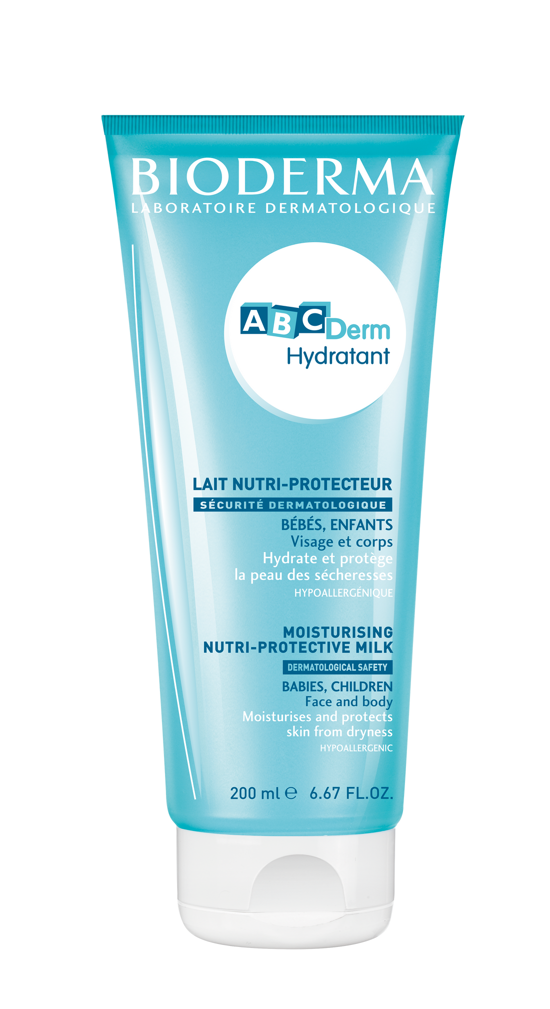 Bioderma ABCDerm Hydratant Moisturising Milk for Babies & Children 200ml