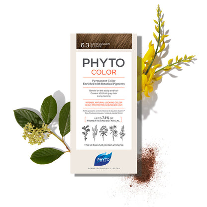 Phyto - Phytocolor 6.3 Dark Golden Blonde Permanent Coloring