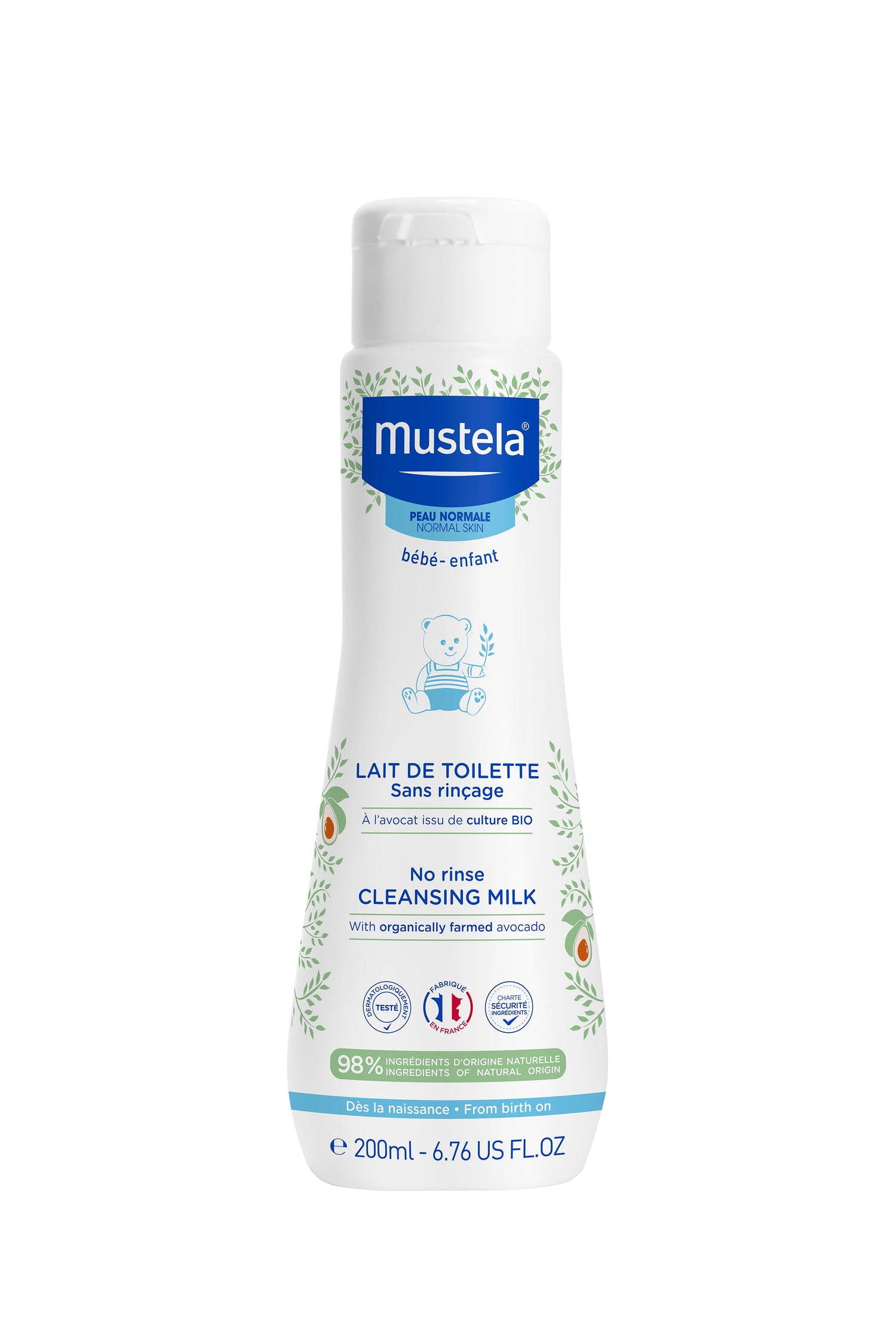 Mustela - No Rinse Cleansing Milk 200ml