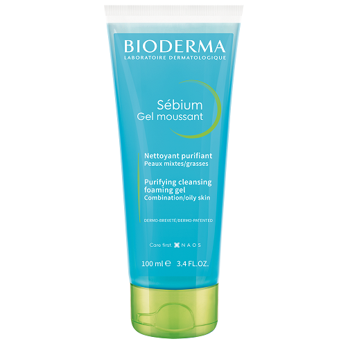 Bioderma Sebium Gel Moussant Purifying Foaming Cleanser for Combination/Oily Skin 100ml