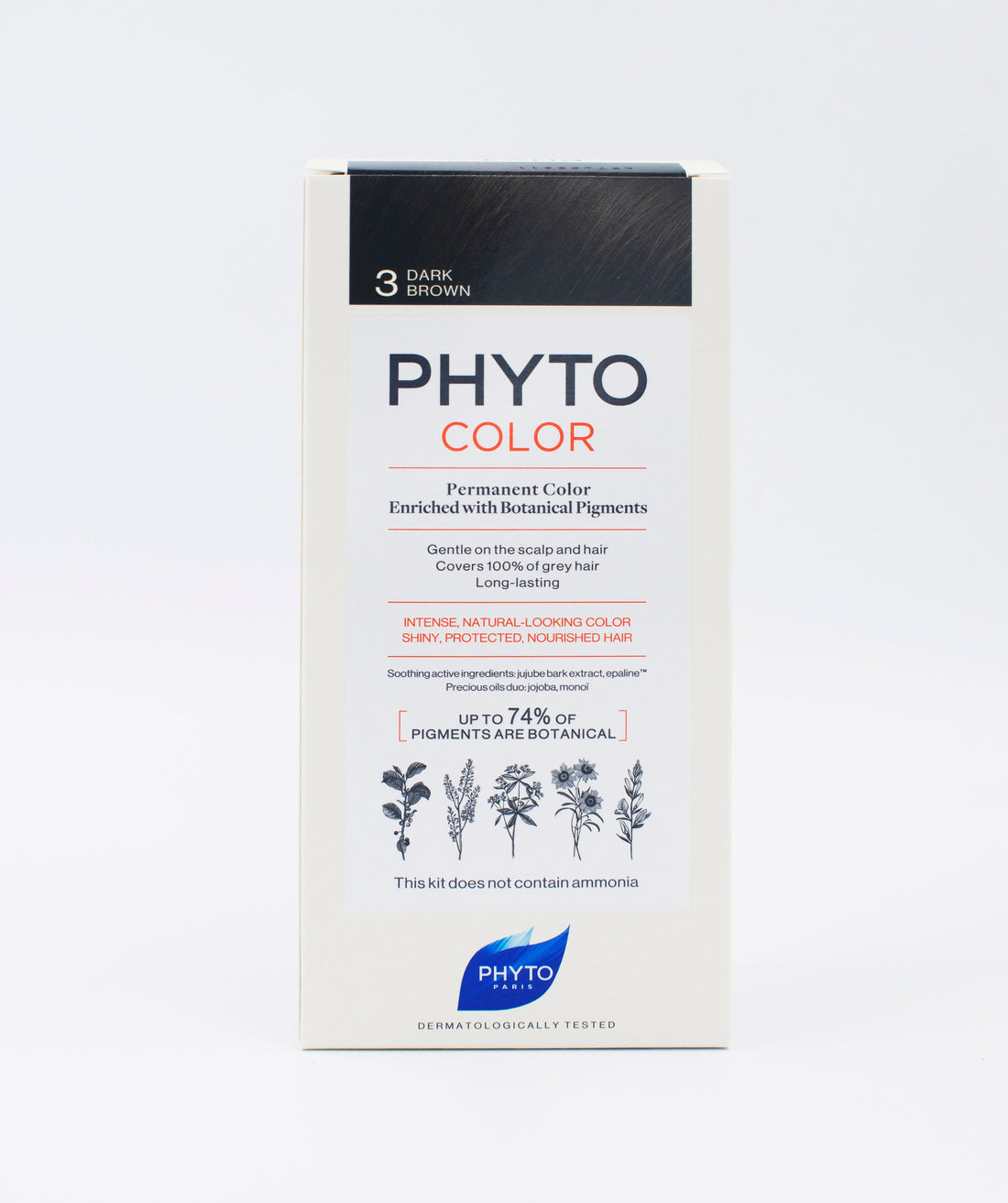 Phyto - Phytocolor 3 Dark Brown Permanent Coloring